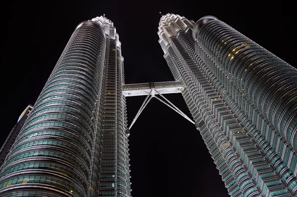 Petronas İkiz Kuleler kuala Lumpur, Malezya — Stok fotoğraf