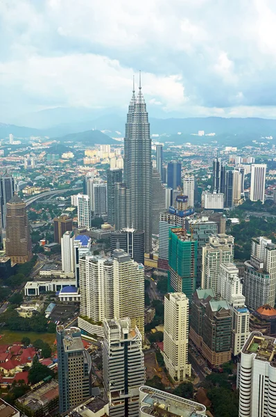 Petronas İkiz Kuleler kuala Lumpur, Malezya — Stok fotoğraf