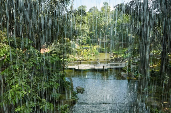 Cascata artificiale — Foto Stock