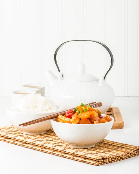 Sweet and Sour Chicken Portrait — Stock Photo, Image