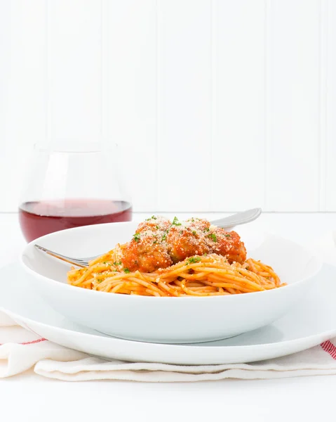 Spaghetti Plate Portrait — Stock Photo, Image