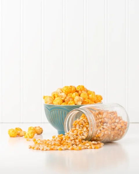 Popcorn Kernels Ritratto — Foto Stock