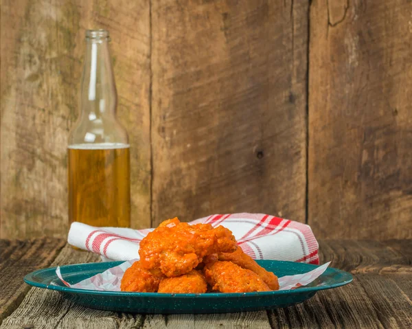 Buffalo Wing plaat — Stockfoto