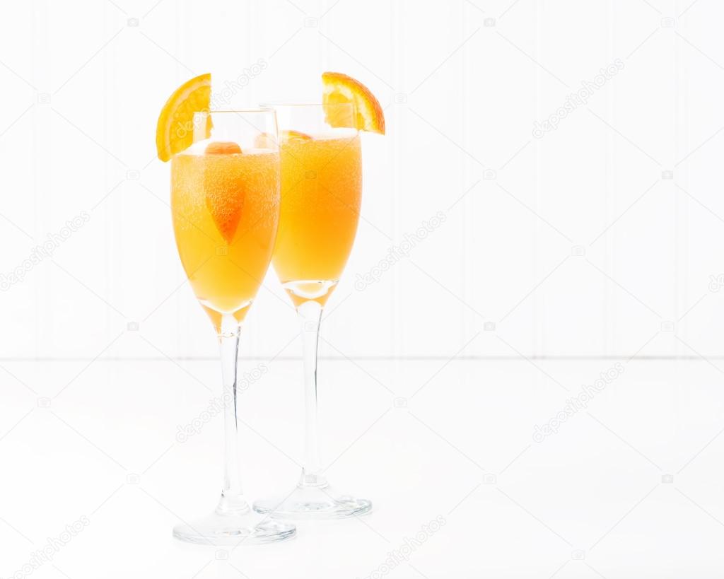 Two Mimosa Cocktails