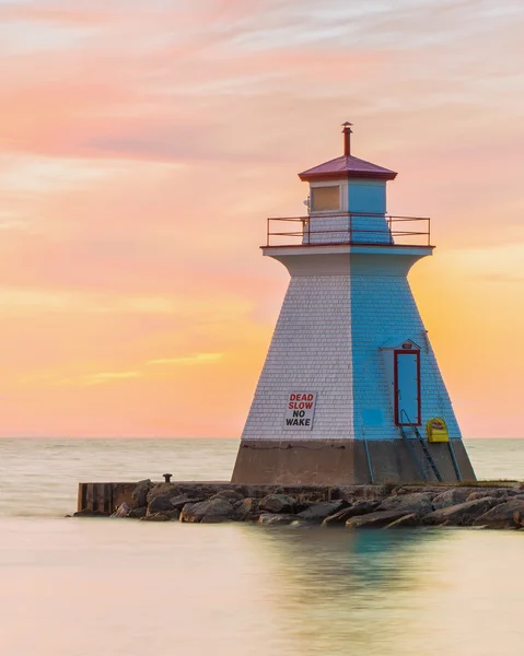 Lighthouse Sunset Portrait — Stock Photo, Image