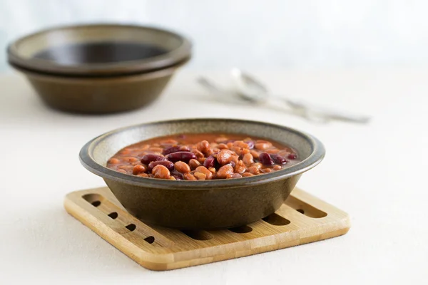 구운된 콩 그릇 — 스톡 사진