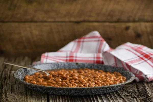 Beans and Pork — Stock Photo, Image