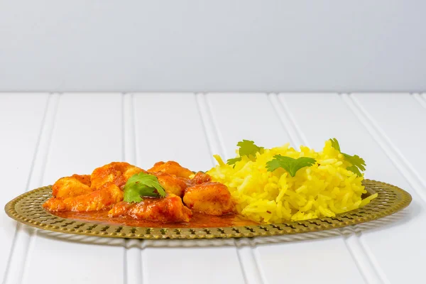 Pikantní kuřecí Vindaloo — Stock fotografie