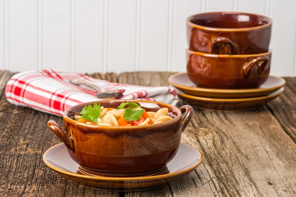 Sopa de pavo abundante —  Fotos de Stock