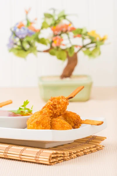 Primo piano pollo al cocco — Foto Stock