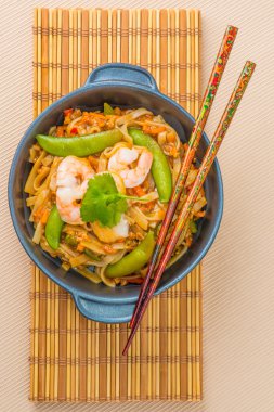 Pad Thai yukarıdan