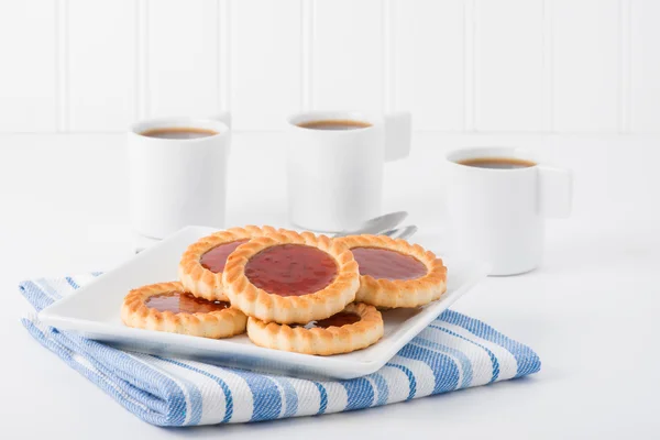 Biscoitos recheados com geleia — Fotografia de Stock