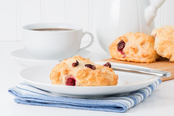 Cranberry Tea Biscuit — Stock Photo, Image