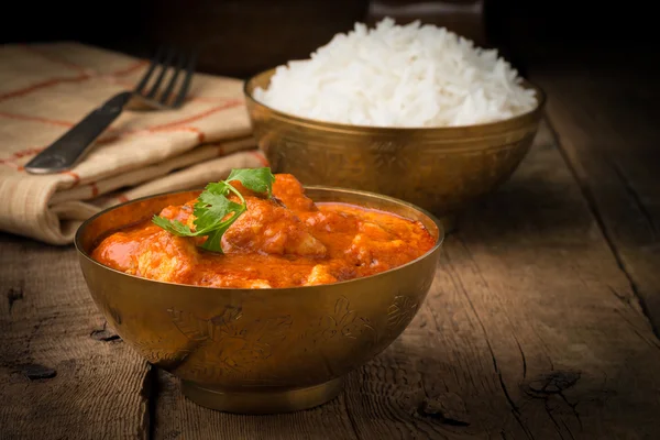 Butter Chicken Bowl — Stok Foto