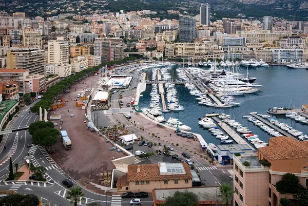 Monte carlo hafen, monaco — Stockfoto