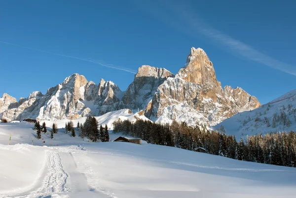 Dolomity, severní Itálie — Stock fotografie