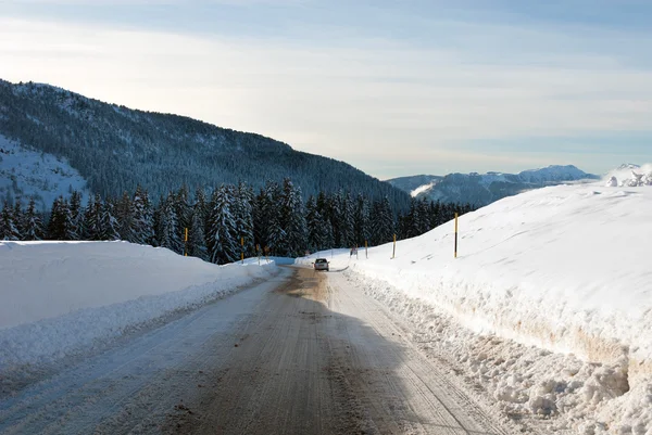 Passo Rolle, de Dolomieten, Noord-Italië — Stockfoto