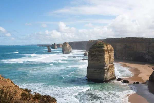 Dwunastu apostołów, Port Campbell National Park, Victoria, Australia — Zdjęcie stockowe