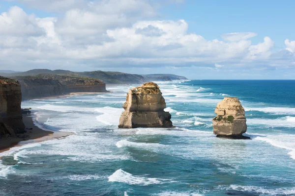 Dwunastu apostołów, Port Campbell National Park, Victoria, Australia — Zdjęcie stockowe