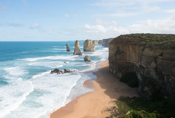 Dwunastu apostołów, Port Campbell National Park, Victoria, Australia — Zdjęcie stockowe