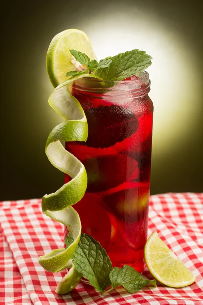 Himbeercocktail — Stockfoto