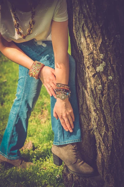 Mode "Boho stijl" — Stockfoto