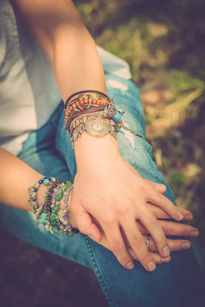 Moda "stile Boho " — Foto Stock