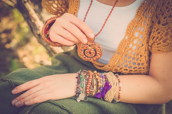 Mode "Boho stijl" — Stockfoto