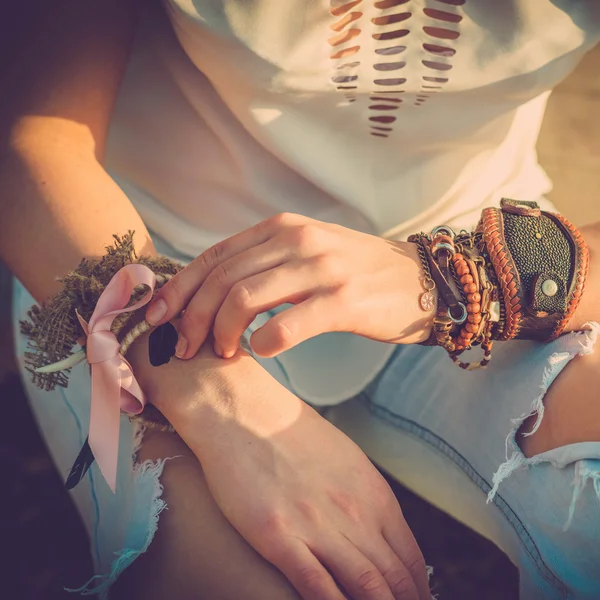 Fashion "Boho style" — Stock Photo, Image