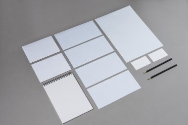 Kimlik marka için şablon.