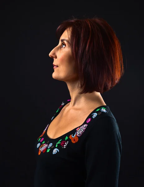 Portrait of middle aged woman — Stock Photo, Image