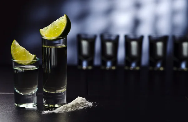 Tequila, lime e sale — Foto Stock