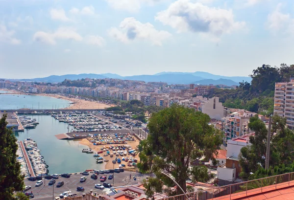 Mediterranean coast of Spain, Costa Brava, Blanes — стоковое фото