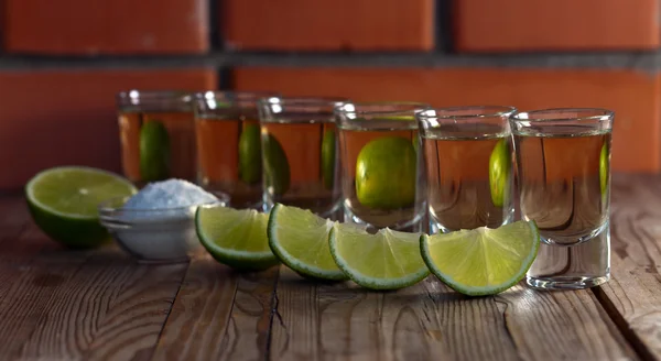 Tequila y cal — Foto de Stock