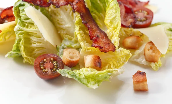 Caesarsallad med bacon — Stockfoto