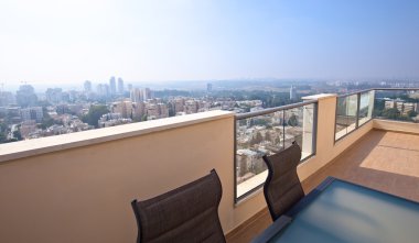  balkon modern şehir merkezinde