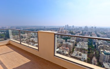  balkon modern şehir merkezinde