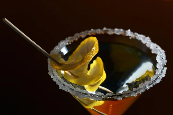 Martinl with lemon — Stock Photo, Image