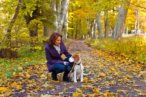 Spaziergang im Park — Stockfoto