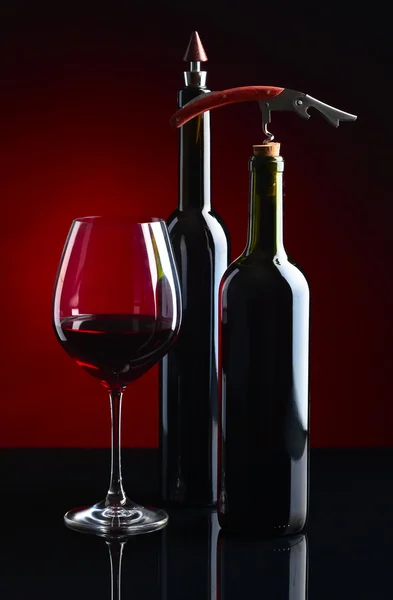 Bicchiere di vino rosso — Foto Stock