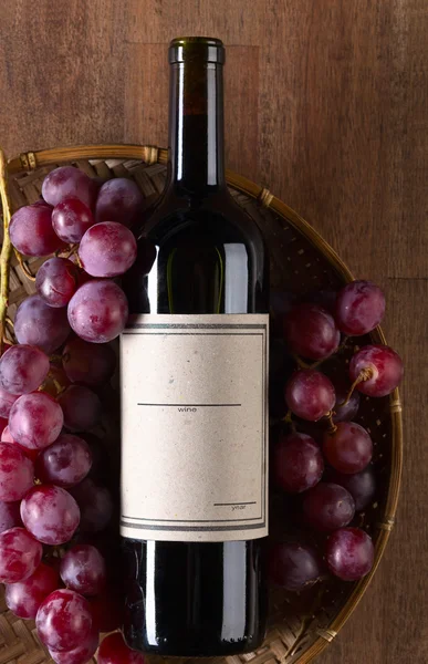 Bottle of red wine — Stock Photo, Image