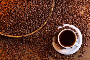 Bir fincan sade kahve. 