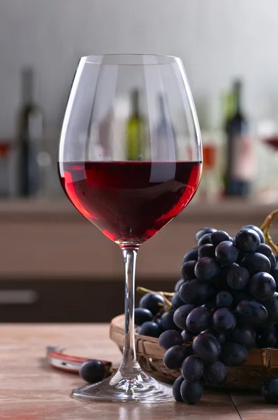 Bicchiere di vino rosso — Foto Stock