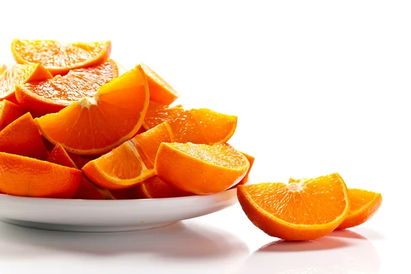 Řezané mandarinky — Stock fotografie