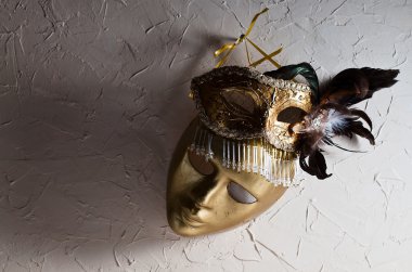 eski duvar Venedik Maske