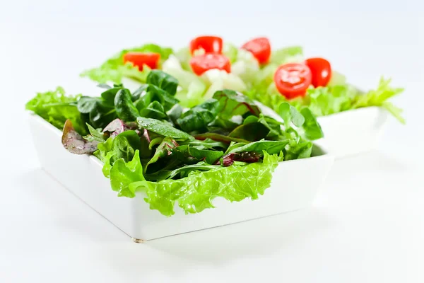 Kom van gemengde salade — Stockfoto