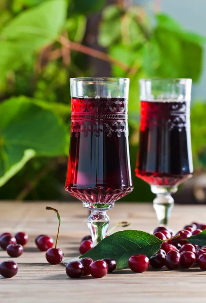 Cherry brandy — Stockfoto