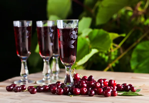 Cherry brandy — Stock Photo, Image