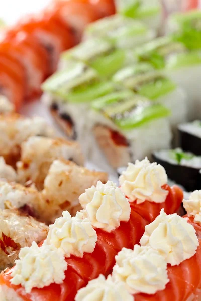 Appetizing Japanese sushi — Stock Photo, Image