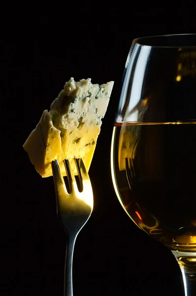 Cheese and  wine — Stock Photo, Image